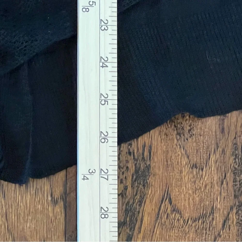 Lauren Ralph Lauren  100% Linen Open Cardigan Size Medium Sweater Light-weight - Picture 13 of 15